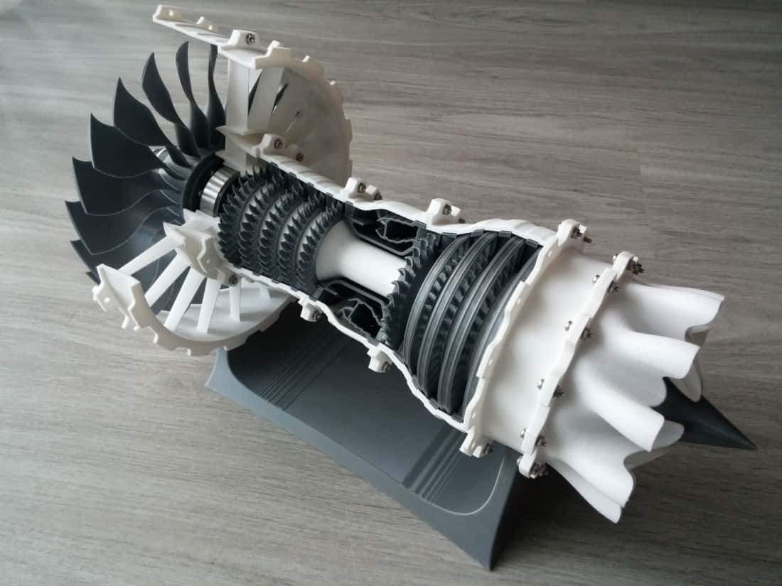 3D打印飞机发动机